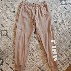 Victoria's Secret Pink Tan Lounge Pants